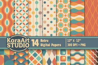 Retro Pattern Packs for Photoshop in 2025