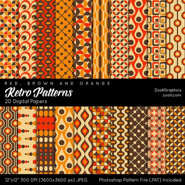 Book Cover::6+ Best Retro Pattern Packs for Photoshop in 2025