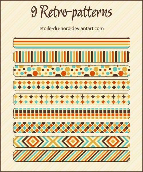 Book Cover::6+ Best Retro Pattern Packs for Photoshop in 2025